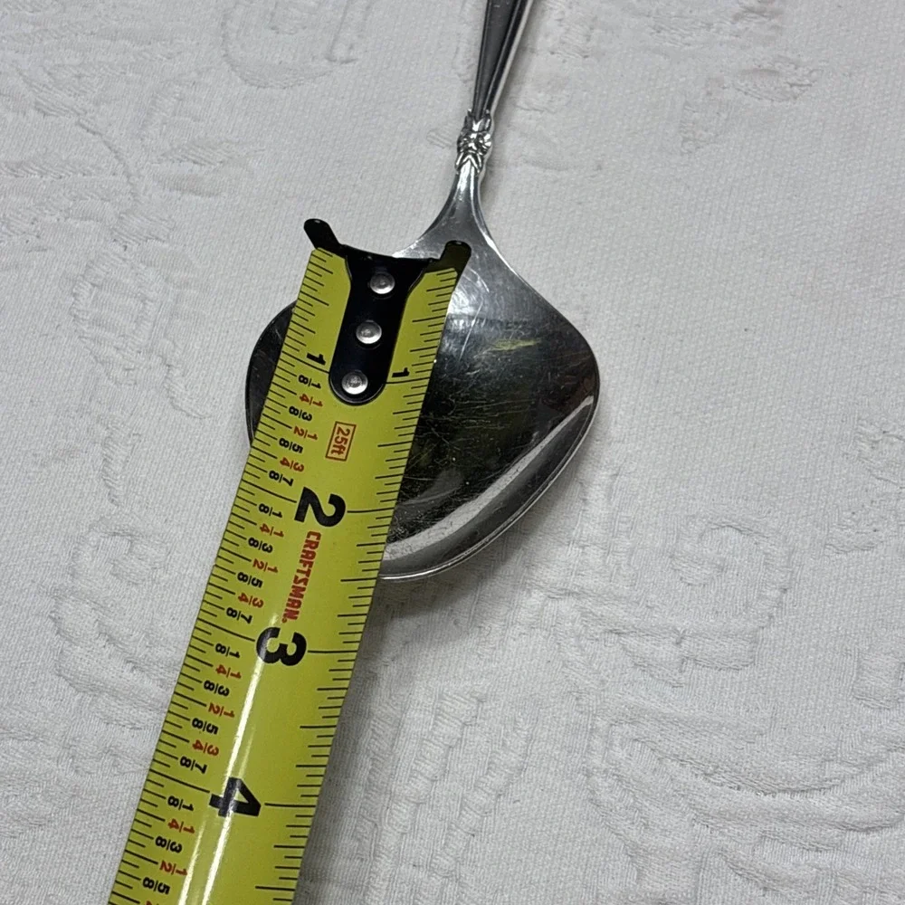 1965 GARLAND 1847 Rogers Bros IS Serving  Casserole Spoon Silver Plate Flatware